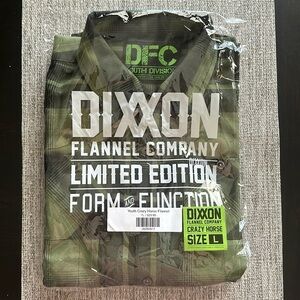 NWT Limited Edition Dixxon Flannel Company Youth “Charlie Horse”, Size L
